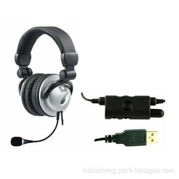5.1 channel vibration USB PC headset